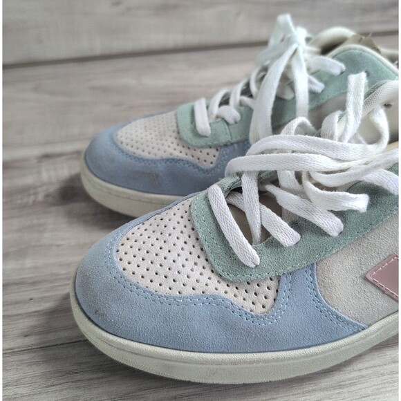 Veja V-10 Suede Trainers - Multico/Rose/Natural Women's Size 10 ( READ ) - Picture 3 of 15